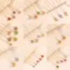 Wholesale Fashionable Titanium Steel Flower Necklace Rotatable Bohemian Style Women's Luxury Aesthetic Lockbone Chain Jewelry Accessory