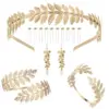 Wholesale Simple Style Leaves Metal Pearl Bridal Hair Accessories