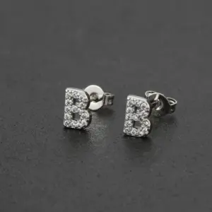 Silver / Letter B