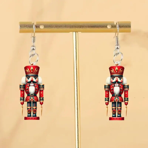 Wholesale Cartoon Christmas King Earrings