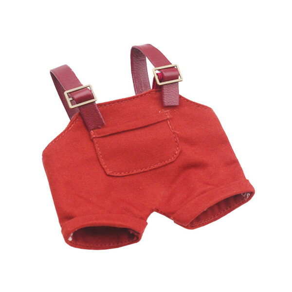 Wholesale (suspenders) Blind Box Labubu Labubu Macaron Shirt suit Dress 10CM Cotton Doll