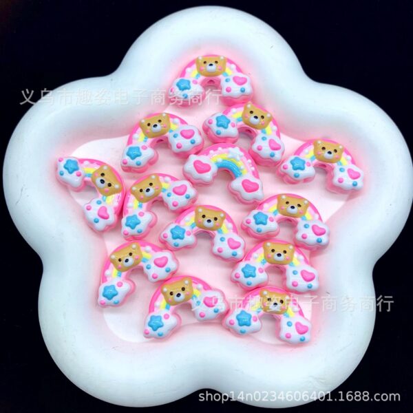 oly-86fee476e5eaf5c71b1d991271f96990 Wholesale Cartoon Rainbow Heavy Oil Beads