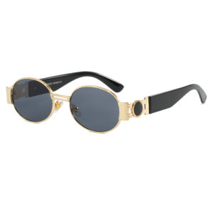 Gold frame gray piece
