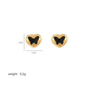 Gold / Black Butterfly