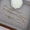 Wholesale 18K Gold Plated Copper Electroplated Zircon Bee Simple Style Handmade Chain Bracelets For Women's