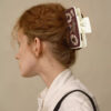 oly-87082aa85cbbe5f62d167740334da00a Wholesale Fengpin yak chrysanthemum red leather square hairpin