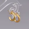 PVD Coated Real Gold Plated 18K Gold Heart 304 Stainless Steel Titanium Steel Fashion Waterproof Non Tarnish Earrings