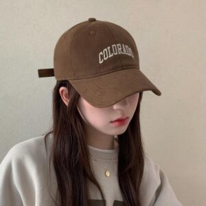 Wholesale Wide-brim Baseball Cap Women's Cap Shows Face Small Shape Embroidered Casual Shopping Head Outdoor Sunshade Handsome Men's Cap