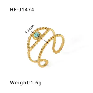HF-J1474-Gold / Adjustable Opening