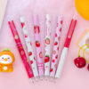 Wholesale Cute and sweet strawberry click gel pen