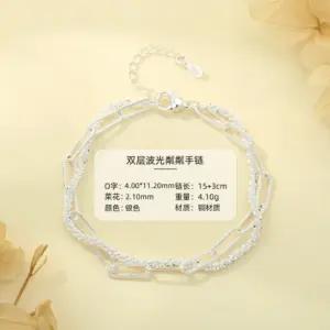 Double Sparkling Bracelet (Silver)