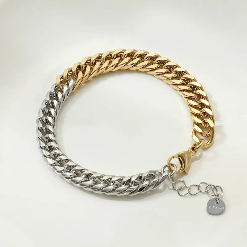Wholesale Vacuum Plating Real Gold Plated Geometric 304 Stainless Steel Fashion Waterproof Non Tarnish