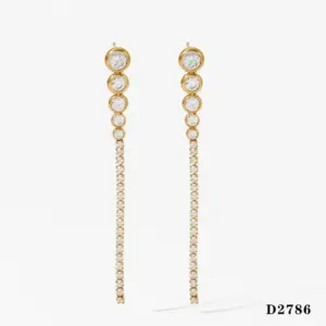 Gold Earrings D2786