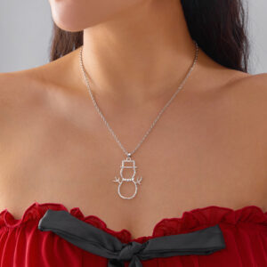 #5 Christmas Snowman - Necklace