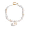 Wholesale Summer Beach Jewelry Starfish Series Pearl Starfish Conch Shell Necklace Women's Multi-element Beaded Crystal Necklace