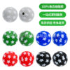 Wholesale [Hongzhou] Five-Pointed Star Watermark Food Grade Silicone Round Beads Baby Teether DIY Jewelry Loose Beads Ready for Sale