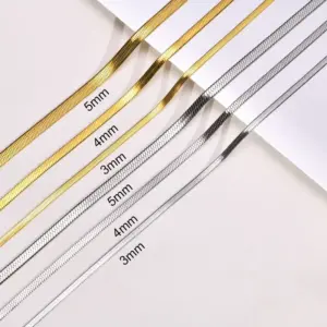 Wholesale Simple Style Geometric Stainless Steel Gold Plated Necklace