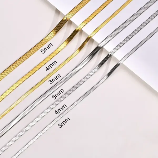 Wholesale Simple Style Geometric Stainless Steel Gold Plated Necklace