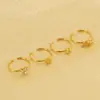 Wholesale PVD Coated 18K Gold Plated Heart Shape Knot Flower Stainless Steel Simple Style Waterproof Non Tarnish Open Ring