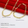 201 Stainless Steel Solid Color PVD Coated Golden Plated Hip-Hop Modern Style Classic Style Gold Sier Bracelets Necklace