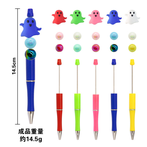 oly-87ba69eeb3306f32d181391989d4b4dd Wholesale Cute Ghost Beaded Pen