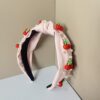 Wholesale Cherry Knotted Headband 1Pc