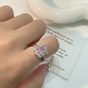 30# J0771c Pink Gemstone Ring