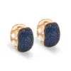 Simple Style Circle Copper Zircon 18K Gold Plated Gold Plated Earrings