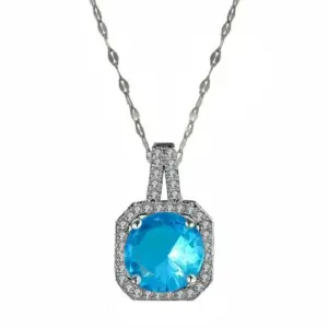 Steel Lip Chain / Blue