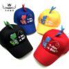 Wholesale Children's hat wholesale Spring and Autumn New Cartoon children's cap Korean version of printing dinosaur shape children's baseball cap