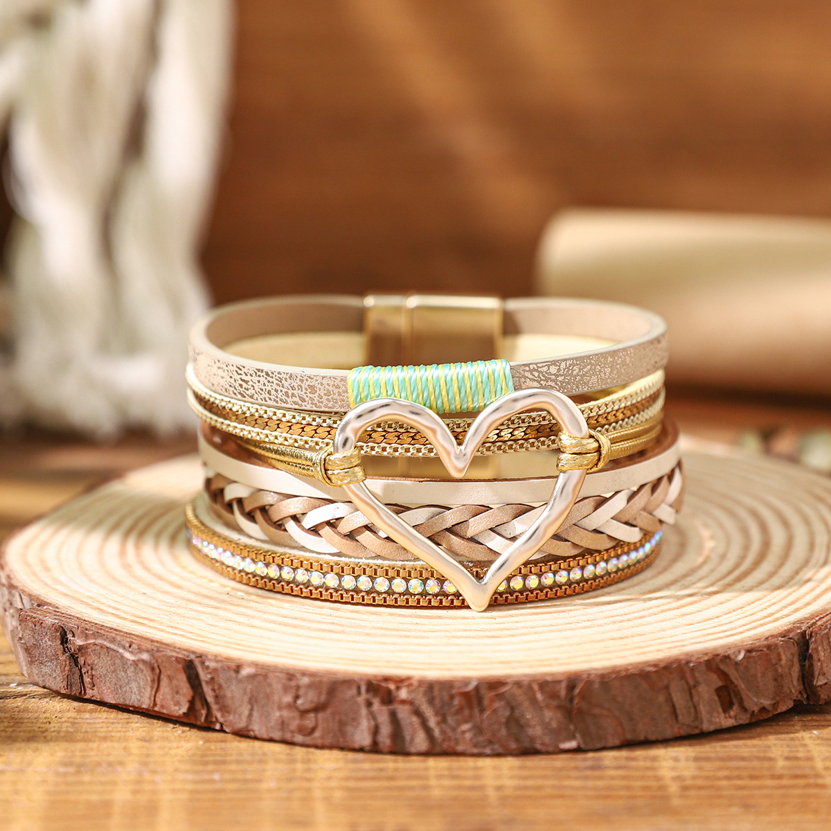 Wholesale Bohemian multi-layered bracelet