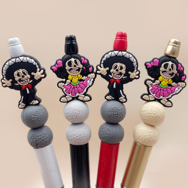 oly-8817bb82eb04d3a129d9e0f23c8fca72 Wholesale Factory St Wholesale Selling Cartoon Skull Silicone Beads Kidsren's DIY Jewelry Beads Beads