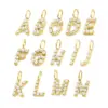 Wholesale 1 Piece Stainless Steel Artificial Pearls Letter