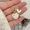 Wholesale Jewelry Simple Style Classic Style Star Heart Shape Copper Zircon 18K Gold Plated Multi Charms Pendant Necklace