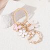 oly-8834a34a52de9b6322200261043d4b44 Wholesale butterfly flower alloy key chain pendant love diamond cute small white flower pendant key chain aessories