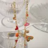 Wholesale Jewelry Simple Style Classic Style Commute Rainbow Star Heart Shape 304 Stainless Steel Acrylic 18K Gold Plated Enamel Inlay Double Layer Necklaces