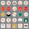 oly-8845ba7fde71924e85eb252fe1b26b4f Wholesale 50pcs/pack Christmas Graffiti Personality Cartoon Holiday Sticker