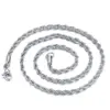 Wholesale Jewelry Simple Style Twist 201 Stainless Steel Plating Stainless Steel Necklaces