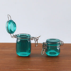 Storage jar retro green