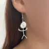 Wholesale Stainless Steel Gingerbread PVD Coated Gold Plated Casual Waterproof Non Tarnish Earrings