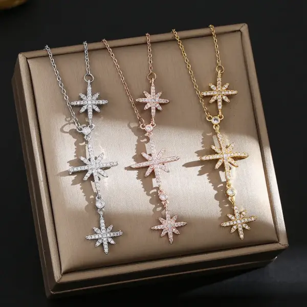 Wholesale Titanium Steel Simple Style Plating Inlay Heart Shape Flower Zircon Pendant Necklace