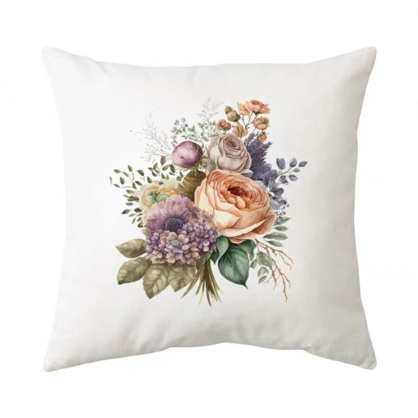 Wholesale Watercolor floral heat transfer appliqué clothing UV DTF Ready to Press Transfers Wraps