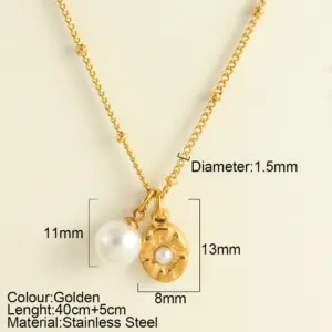 Imitation Pearl Shell 25195