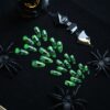 oly-887cc826203c809bd6a4e8ed3573941f Wholesale Halloween fluorescent green devil almond false nails wear nail tips
