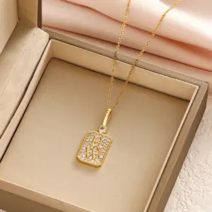 6279 Gold Letter Plate HW