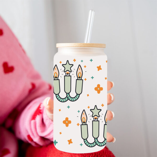 Wholesale Uv Transfer Sticker Glass Cup 16oz Glass Cup Special Sticker