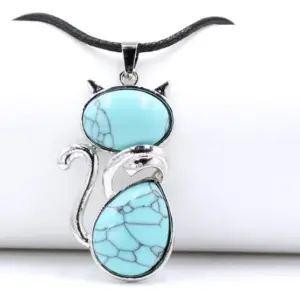 Turquoise (Synthetic) (Send Leather Rope)