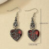 Wholesale Halloween Women's Alloy Gothic Dark Bat Earrings