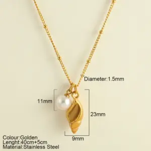 Imitation Pearl Conch 25205