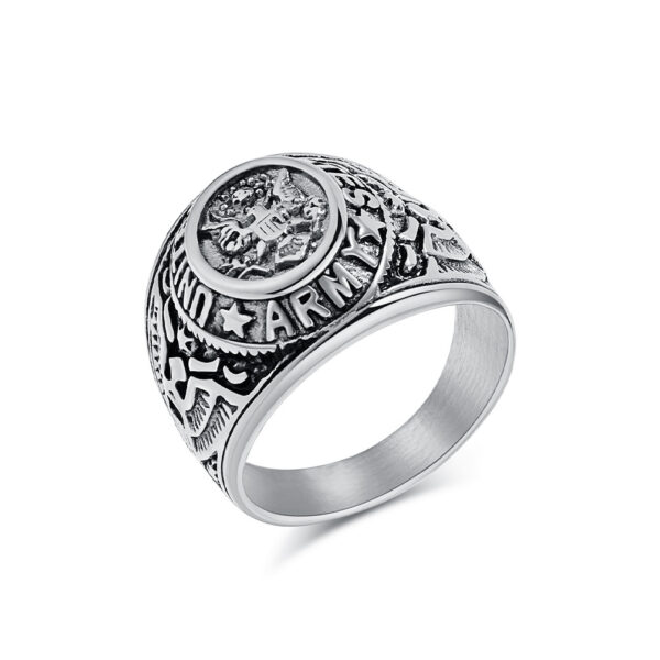 oly-88c9e19489061447eee8e31b79a4672b Wholesale Retro American National Emblem Condor Eagle Titanium Steel Ring Army Marine Corps White Head Sea Eagle Stainless Steel Ring